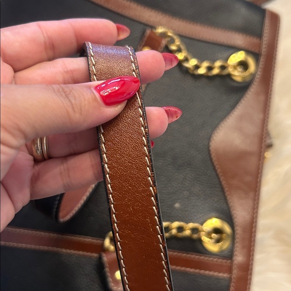 BALLY Black and Brown Woven Handbag - Picture 11 of 16